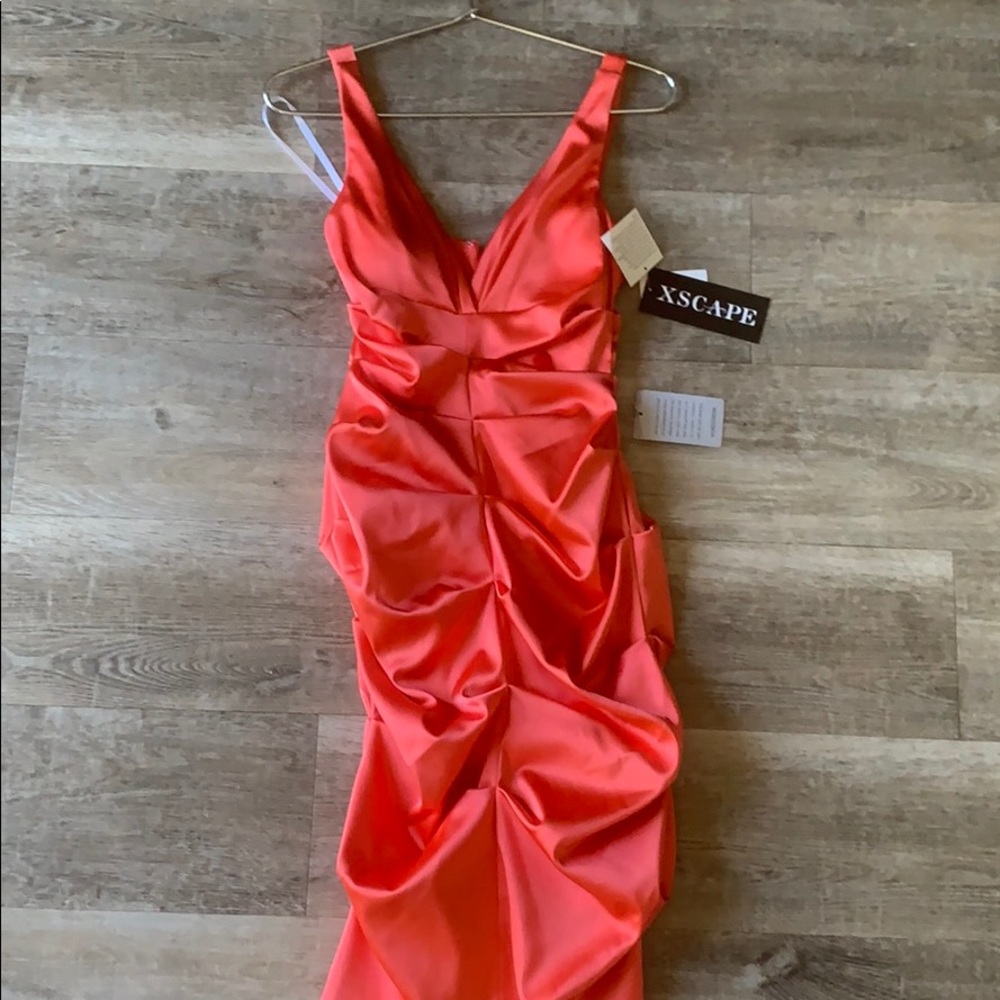coral dress